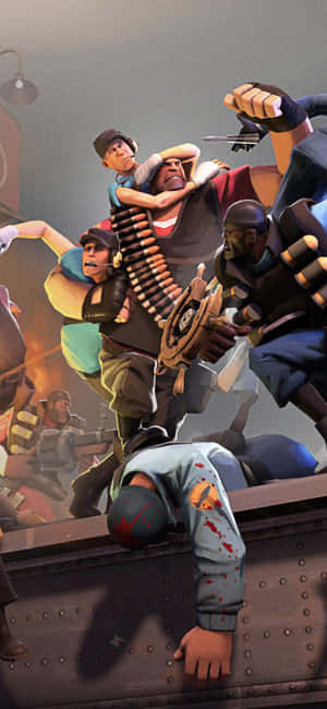 Iphone Xs Team Fortress 2 Φόντο — Γαλαξίας A07s Ταπετσαρία