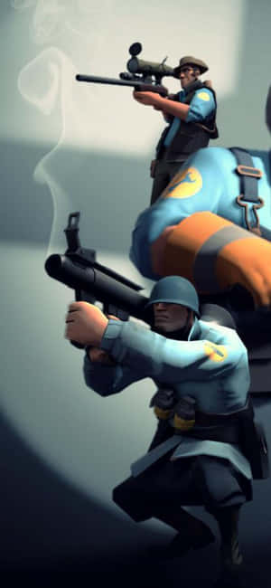 Iphone Xs Team Fortress 2 Φόντο — Oppo A6s Ταπετσαρία