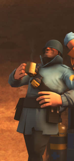 Iphone Xs Team Fortress 2 Φόντο — Oppo Reno15 Ταπετσαρία