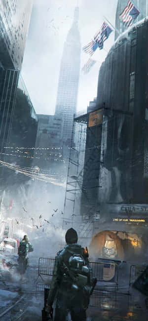 iPhone Xs The Division Φόντο — Honor 500 Pro Ταπετσαρία