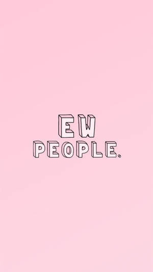 Ταπετσαρία IPHone Ροζ Αισθητική Ew People — Ροζ αισθητική iPhone Ταπετσαρία