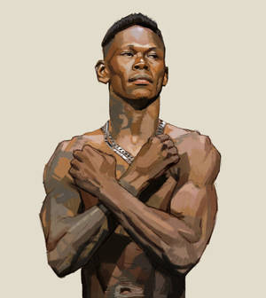 Ταπετσαρία Israel Adesanya χαιρετισμός Wakanda — Vivo X Fold3 Pro Ταπετσαρία