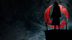 Itachi Uchiha Σκοτεινή Αισθητική Anime Επιφάνεια Εργασίας — Χάριτωμένο anime προφίλ Ταπετσαρία