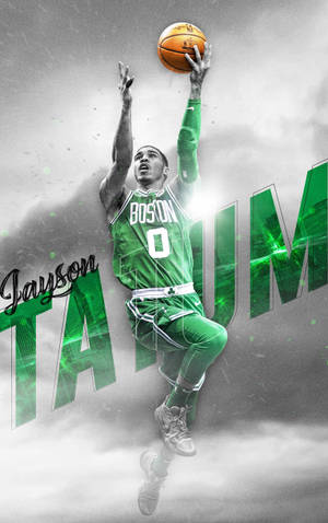 Jayson Tatum στυλιζαρισμένη φανέλα Βοστώνης ταπετσαρία — Moto Pad 60 Neo Ταπετσαρία