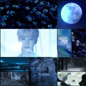 Jimin BTS Αισθητική Αιθέρια Σελήνη — Bts αισθητική Ταπετσαρία
