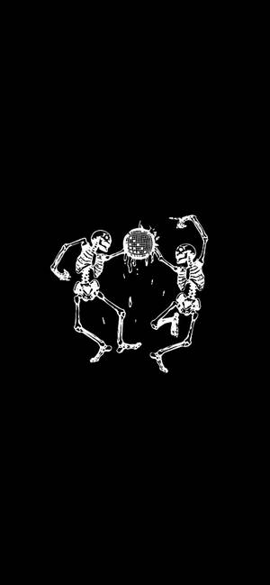 Joji's Song Skeleton Clip Art ταπετσαρία — iPhone 16 Ταπετσαρία