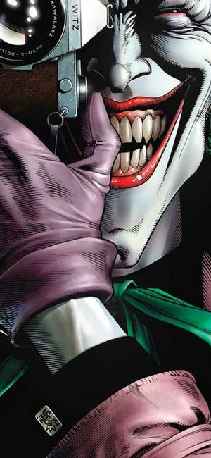 Joker Punch Hole — iPhone 14 Ταπετσαρία