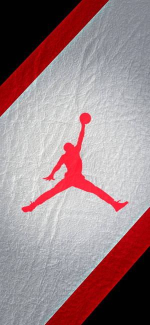 Ταπετσαρία Jordan logo infrared colorway — iPhone 17e Ταπετσαρία