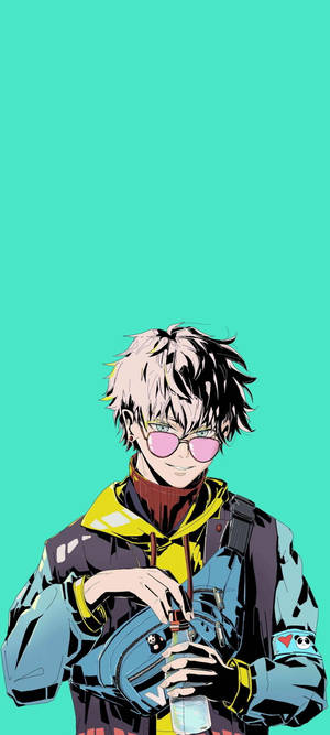 Jujutsu Kaisen Gojo Cool Art — Pixel 10 Ταπετσαρία