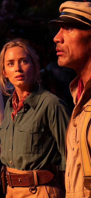 Ταπετσαρία κινητού Jungle Cruise 2021 Frank και Lily. — iPhone 12 mini Ταπετσαρία