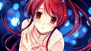 Kawaii Anime Κορίτσι με Κόκκινα Μαλλιά