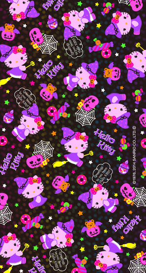Kawaii Halloween Μάγισσα Hello Kitty