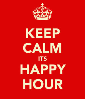 Ταπετσαρία Keep calm happy hour — Motorola Razr Ultra 2026 Ταπετσαρία