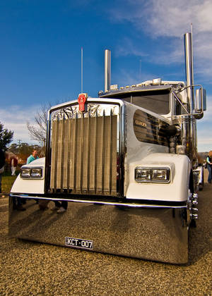 Ταπετσαρία Kenworth Γυαλιστερό Χρώμιο Προφυλακτήρα — IQOO Pad5 Ταπετσαρία