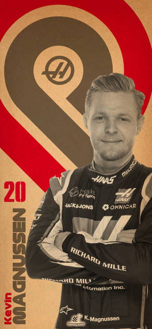 Kevin Magnussen 20 Haas Επεξεργασία — iPhone 14 Pro Ταπετσαρία
