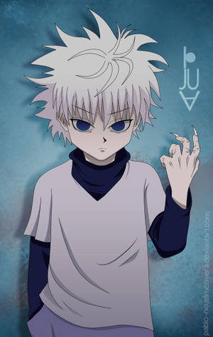 Killua Αισθητικό Αγόρι Anime — Galaxy Tab Active Ταπετσαρία