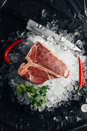 Kobe Beef σε Πάγο Σωλήνα — Huawei MatePad Edge Ταπετσαρία