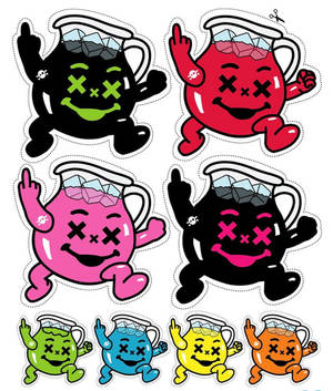 Ταπετσαρία Kool Aid Man σε διάφορα χρώματα — Tecno Phantom V Fold2 Ταπετσαρία