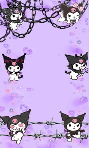 Kuromi Iphone — Sanrio GIF Ταπετσαρία