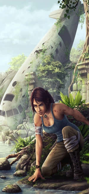 Iphone Xs Max Rise Of The Tomb Raider Φόντο — Galaxy S24 FE Ταπετσαρία