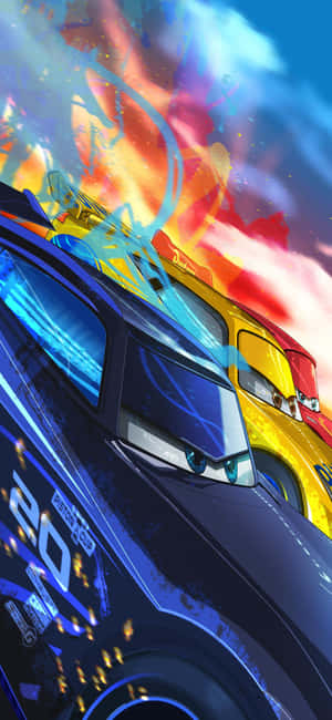 Iphone X Cars Background — Galaxy A55 Ταπετσαρία