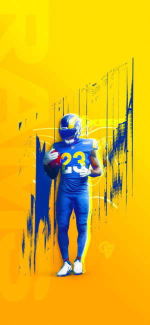 Ταπετσαρία Los Angeles Rams 23 — iPhone 14 Ταπετσαρία