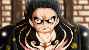 Ταπετσαρία Luffy Gear 4 Κοντινό Πλάνο Προσώπου — Luffy gear 4 Ταπετσαρία