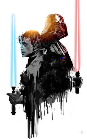 Luke Skywalker Και Darth Vader Star Wars Tablet — Honor Pad Ταπετσαρία