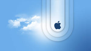 Macbook Air Λογότυπο σε Σύννεφα — MacBook Air Ταπετσαρία