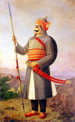 Maharana Pratap Whole Body Art 4K — Redmi K Pad Ταπετσαρία
