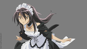 Ταπετσαρία Maid Sama Misaki Ayuzawa με στολή υπηρέτριας — Studio Display Ταπετσαρία