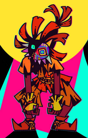 Majora's Mask Pop Art — Galaxy Tab S10 Ultra Ταπετσαρία