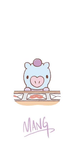 Ταπετσαρία Mang Bt21 artwork — iPhone 18 Pro Max Ταπετσαρία