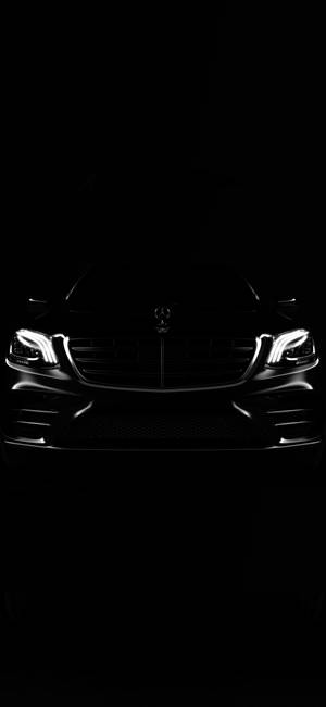 Mercedes iPhone X Black Background — Galaxy S25 Edge Ταπετσαρία