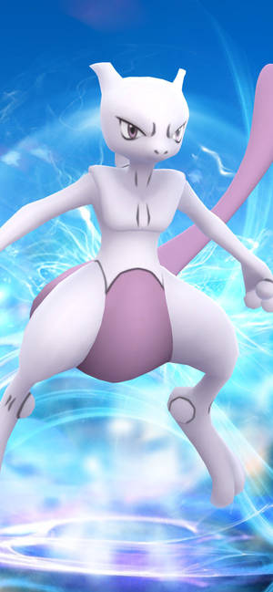 Mewtwo In Game Phone wallpaper.