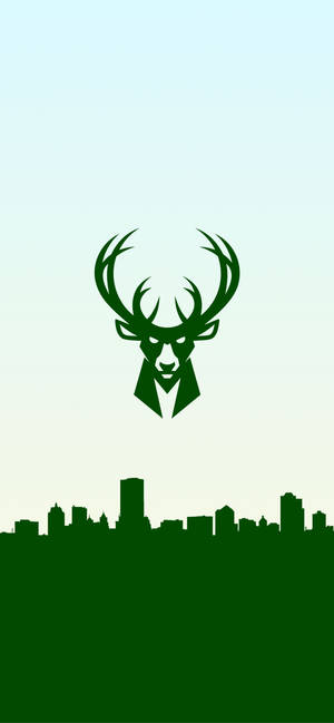 Ταπετσαρία Milwaukee Bucks green logo — iPhone 16 Pro Ταπετσαρία