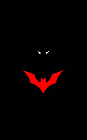 Μινιμαλιστική Εικονογράφηση Συμβόλου Batman iPhone — Lenovo Tab Plus Gen 2 Ταπετσαρία