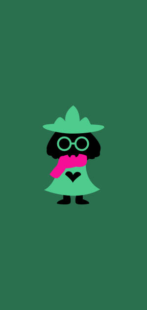 Ταπετσαρία Minimalist Ralsei — iPhone 14 Plus Ταπετσαρία