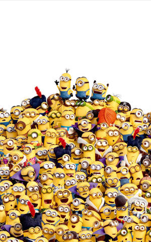 Ταπετσαρία Minions Με Διάφορα Ντυσίματα — Galaxy Tab S10+ Ταπετσαρία