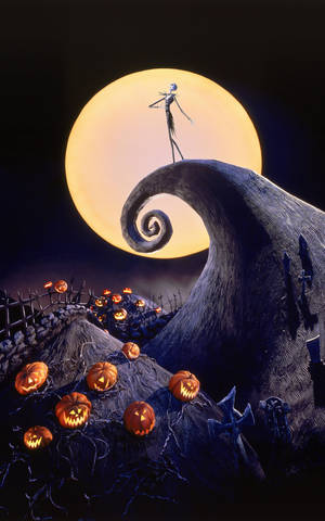 Mobile Nightmare Before Christmas ταπετσαρία — Galaxy Tab Ταπετσαρία