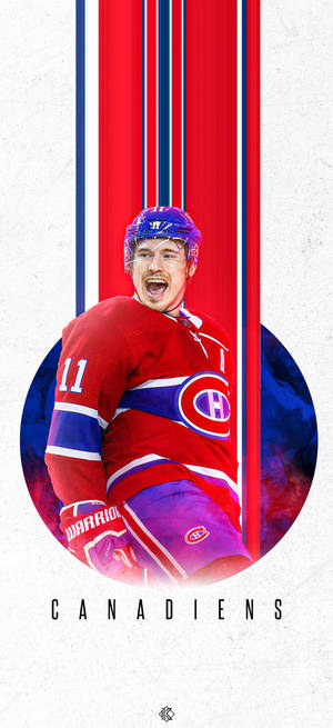 Ταπετσαρία Montreal Canadiens #11 Gallagher — iPhone 18 Pro Max Ταπετσαρία