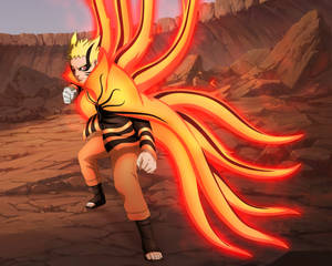 Naruto Baryon Mode Πεδίο Μάχης — Ναρούτο μπάριον μόδα Ταπετσαρία