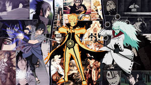 Ταπετσαρία Naruto και Sasuke με τον Uchiha Madara — Naruto kai sasuke Ταπετσαρία