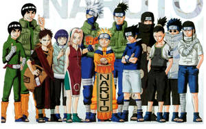 Ταπετσαρία Naruto Χαρακτήρες Δάσκαλοι και Μαθητές — Χαρακτήρες Naruto Ταπετσαρία