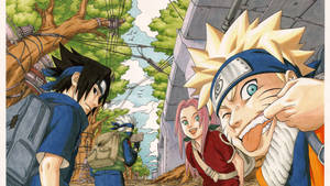 Ταπετσαρία Naruto Χαρακτήρες Ομάδα 7 — Χαρακτήρες Naruto Ταπετσαρία