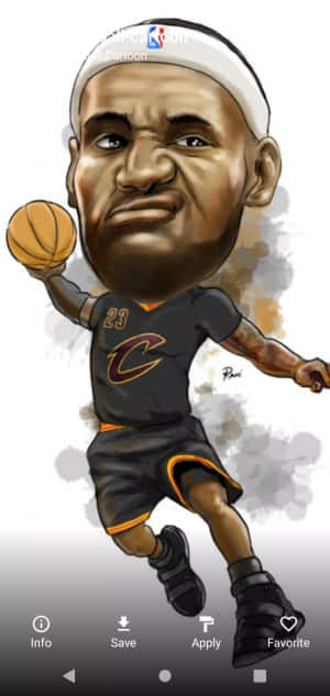 Nba Cartoon — iPhone 13 Pro Max Ταπετσαρία