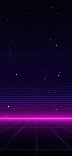 Neon Μωβ Iphone Γαλαξίας Ρίγες — Galaxy S22 Ultra Ταπετσαρία