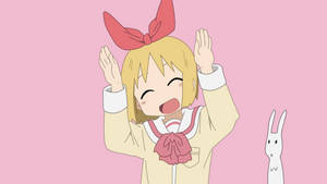 Nichijou Χαρούμενη Χαρούνα με Κουνέλι