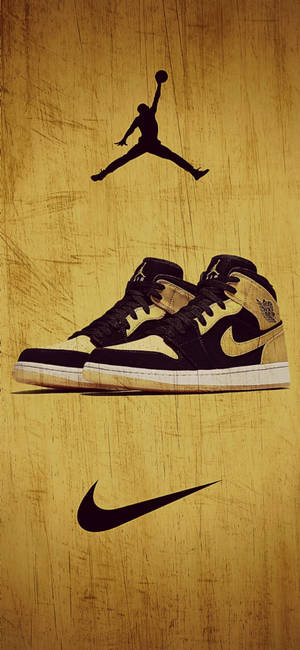 Ταπετσαρία Nike Air Jordan Pollen — iPhone 15 Ταπετσαρία
