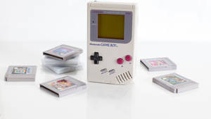 Ταπετσαρία Nintendo Game Boy με κασέτες